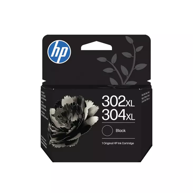 HP 302XL / 304XL MUSTA VÄRIPATRUUNA - HP-mustesuihkuvärit - 199764139672 - 1