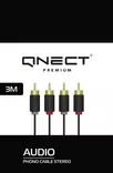 QNECT STEREO RCA-KAAPELI 3M - Äänikaapelit - 5706470090743 - 2