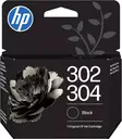 HP 302 / 304 MUSTA VÄRIPATRUUNA - HP-mustesuihkuvärit - 199764139603 - 1