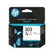 HP 303 KOLMIVÄRIMUSTEPATRUUNA - HP-mustesuihkuvärit - 199764694553 - 1