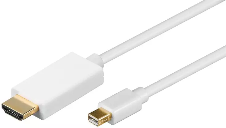 GOOBAY MINIDISPLAYPORT-HDMI-KAAPELI 2M - Näyttökaapelit - 4040849528613 - 1