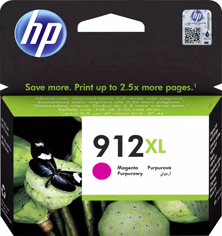 HP 912XL MAGENTA VÄRIPATRUUNA - HP-mustesuihkuvärit - 192545866903 - 1
