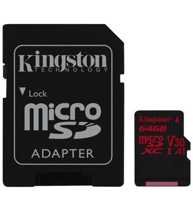 KINGSTON CANVAS REACT 64GB MICROSDXC - Muistikortit - 740617276183 - 1