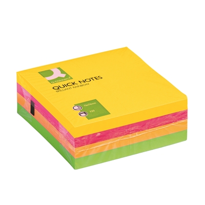 Q-CONNECT VIESTILAPPUKUUTIO 76X76MM - Viestilaput ja teippimerkit - 5705831013483 - 1