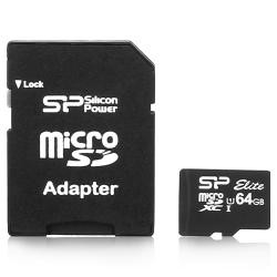 SILICON POWER 64GB MICROSDXC - Muistikortit - 4712702628203 - 1