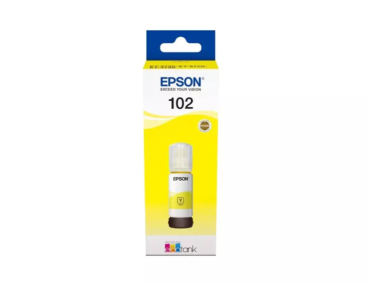 EPSON 102 ECOTANK YELLOW MUSTEPULLO - Epson-mustesuihkuvärit - 8715946643373 - 1