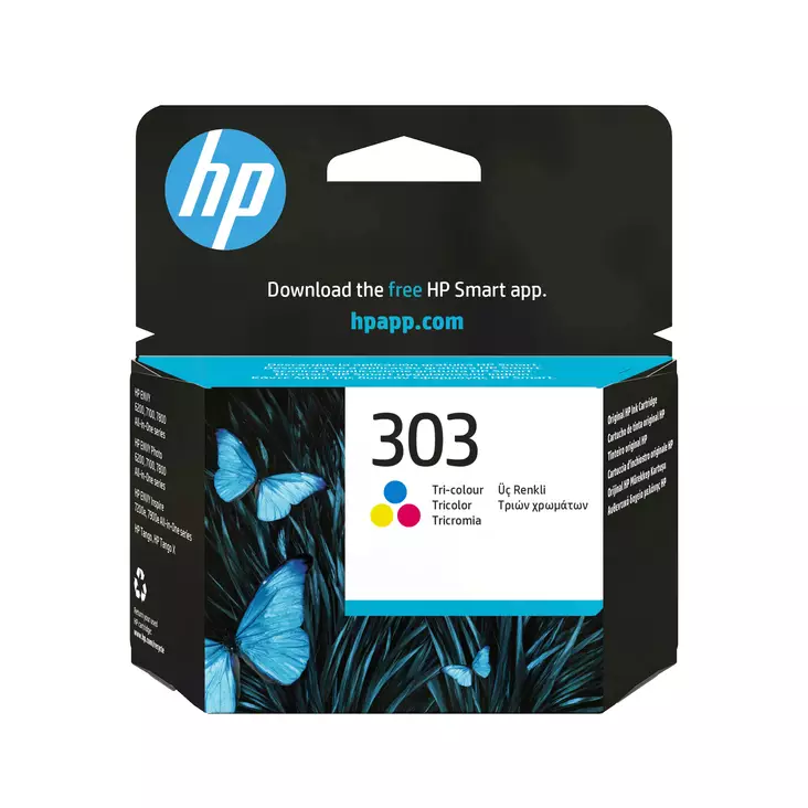 HP 303 KOLMIVÄRIMUSTEPATRUUNA - HP-mustesuihkuvärit - 199764694553 - 1