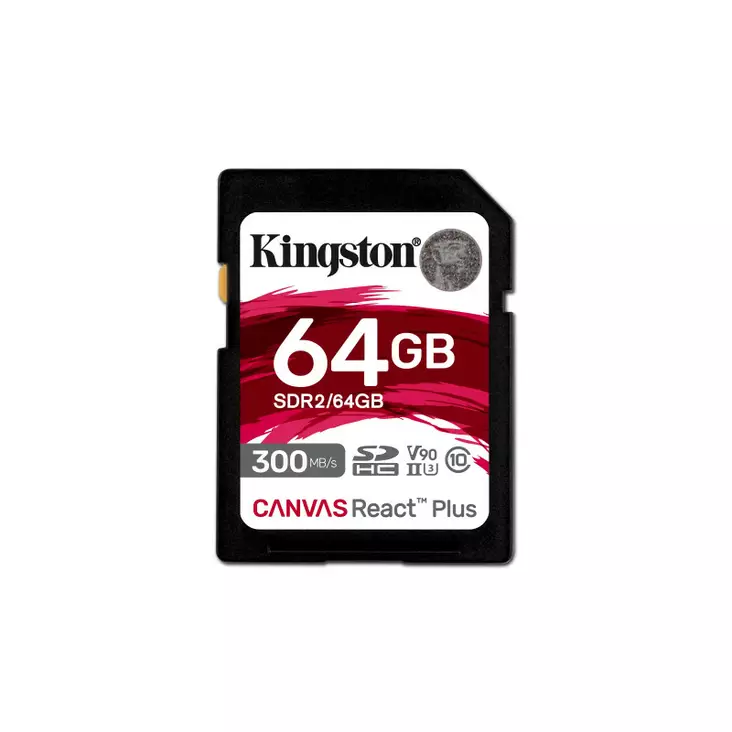 KINGSTON 64GB CANVAS REACT PLUS SDXC - Muistikortit - 740617301953 - 1