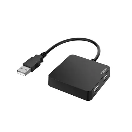HAMA 4-PORTTINEN USB-JAKAJA / HUB - USB-jakajat ja muistikortinlukijat - 4047443436924 - 1