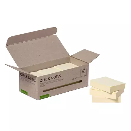 Q-CONNECT 38 X 51 MM VIESTILAPPU EKO - Viestilaput ja teippimerkit - 5706002173234 - 1