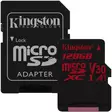 KINGSTON CANVAS REACT 128GB MICROSDHC - Muistikortit - 740617276244 - 1