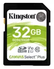 KINGSTON CANVAS SELECT PLUS 32GB SDHC - Muistikortit - 740617297904 - 1
