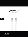 QNECT CAT5E VERKKOKAAPELI 3M - Verkkokaapelit - 5706470092204 - 2
