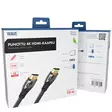 WAVE PUNOTTU HDMI-KAAPELI 10M, MUSTA - Näyttökaapelit - 6418312138054 - 1
