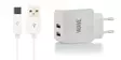 WAVE VERKKOLATURI 2X USB, USB-C-KAAPELI - Verkkolaturit - 6418312135244 - 2