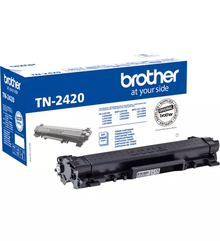 BROTHER TN-2420 MUSTA LASERVÄRIKASETTI - Brother-laservärit - 4977766779494 - 1