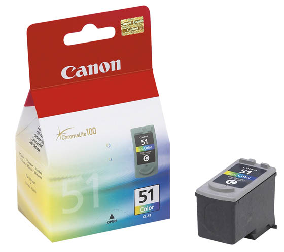 CANON CL-51 MUSTEPATRUUNA KOLMIVÄRI - Canon-mustesuihkuvärit - 4960999273464 - 1