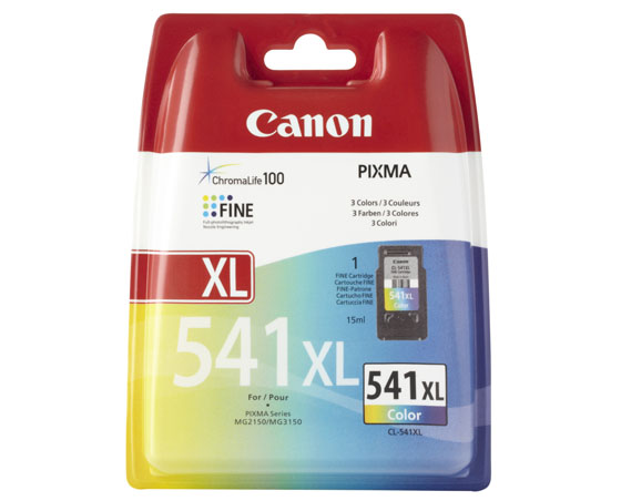 CANON CL-541XL KOLMIVÄRIMUSTEPATRUUNA - Canon-mustesuihkuvärit - 8714574572604 - 1