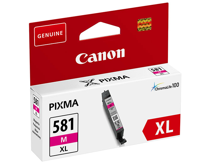 CANON CLI-581XL MAGENTA VÄRIPATRUUNA - Canon-mustesuihkuvärit - 4549292087024 - 1