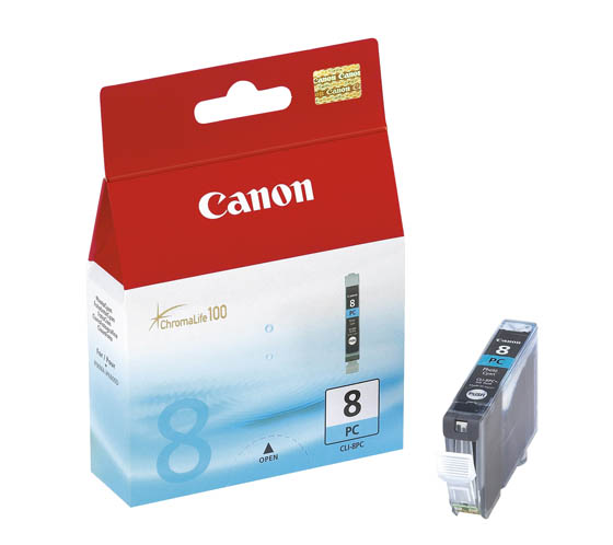 CANON CLI-8PC VÄRIPATRUUNA PHOTO CYAN - Canon-mustesuihkuvärit - 4960999272894 - 1