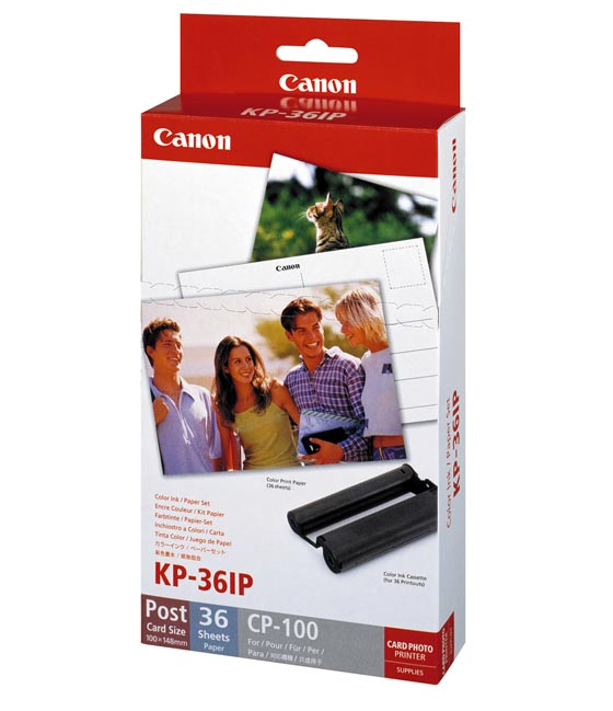 CANON KP-36IP VÄRIPATRUUNA + 36 ARKKIA - Valokuvapaperit - 4960999047034 - 1