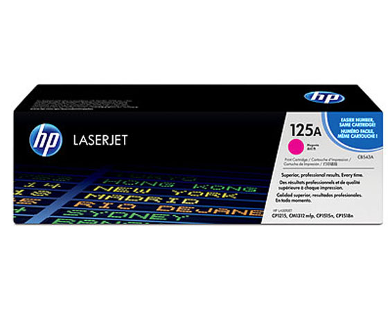 HP CB543A 125A MAGENTA LASERVÄRIKASETTI - HP-laservärit - 808736839204 - 1