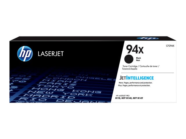 HP CF294X 94X MUSTA LASERVÄRIKASETTI - HP-laservärit - 192545654494 - 1