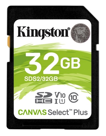 KINGSTON CANVAS SELECT PLUS 32GB SDHC - Muistikortit - 740617297904 - 1
