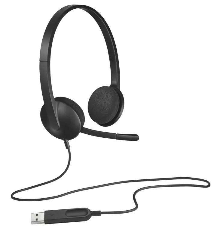 LOGITECH H340 USB HEADSET, MUSTA - Headsetit - 5099206038844 - 1