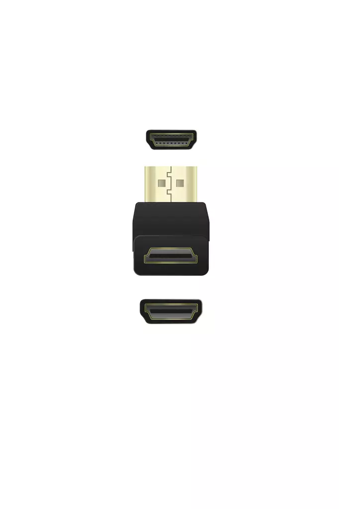 QNECT HDMI KULMA-ADAPTERI, ANGLED - Adapterit ja jakajat - 5706470088924 - 1