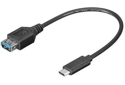 QNECT USB-C UROS - USB-A NAARAS 0.2M - Oheislaitekaapelit - 5706470062924 - 1