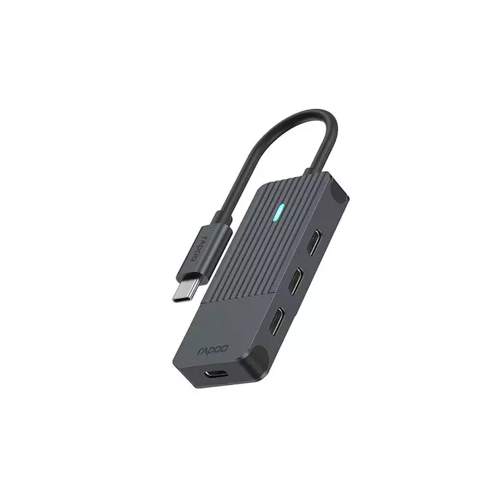 RAPOO UCH-4002 USB-C USB-HUBI/JAKAJA - USB-jakajat ja muistikortinlukijat - 6940056114174 - 1
