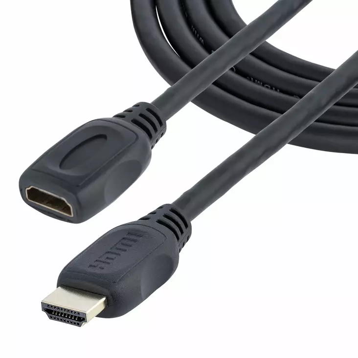 STARTECH HDMI-JATKOJOHTO 2M, MUSTA - Näyttökaapelit - 065030847964 - 1