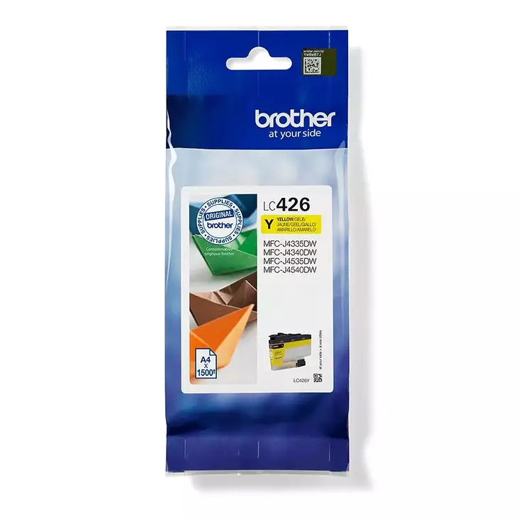 BROTHER LC426Y YELLOW VÄRIPATRUUNA - Brother-mustesuihkuvärit - 4977766809504 - 1