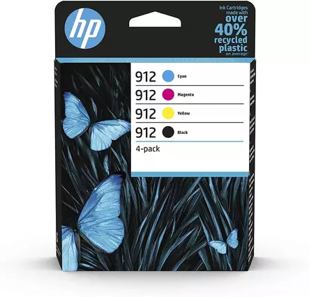 HP 912 CMYK-NELIVÄRIPAKKAUS - HP-mustesuihkuvärit - 195122352295 - 1