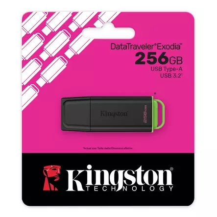 KINGSTON DATATRAVELER EXODIA GEN 2 256GB - USB-muistitikut - 740617353785 - 1