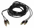 QNECT STEREO RCA-KAAPELI, 5M - Äänikaapelit - 5706470015395 - 2