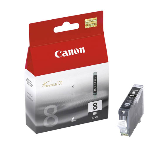 CANON CLI-8BK MUSTA MUSTEPATRUUNA - Canon-mustesuihkuvärit - 4960999273235 - 1