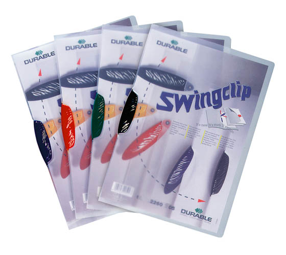 DURABLE SWINGCLIP PURISTUSKANSIO A4 - Mapit ja kansiot - 4005546205205 - 1