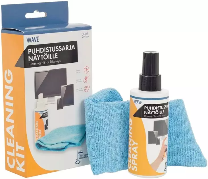 WAVE PUHDISTUSSARJA NÄYTÖILLE - Paineilma ja puhdistusliinat - 6418312155365 - 1