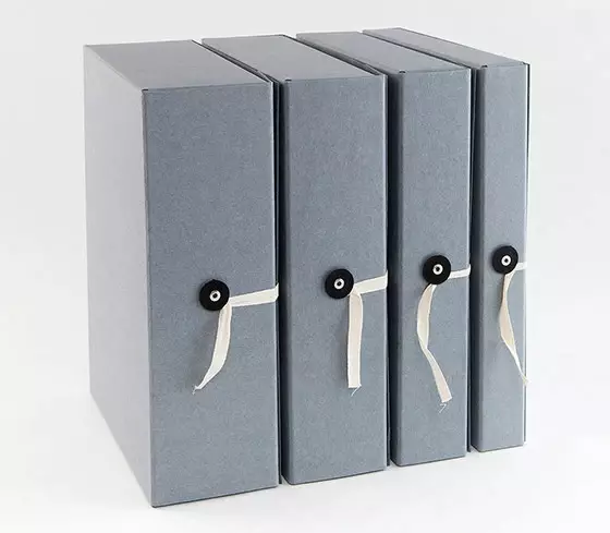 ARKISTOKOTELO A4 / 8 CM NAPPI/NAUHA - Arkistokotelot - 6430061820035 - 1