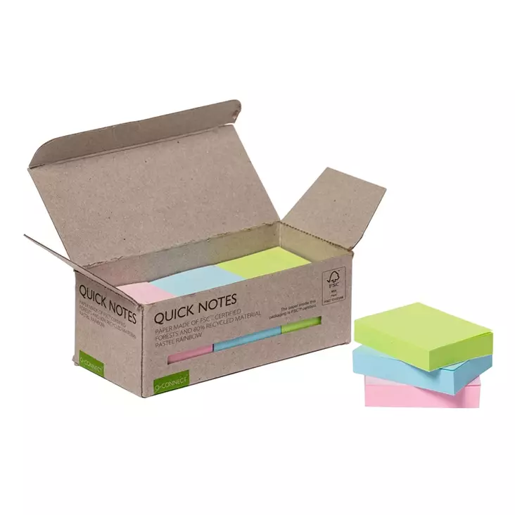 Q-CONNECT VIESTILAPPU EKO 38 X 51 MM - Viestilaput ja teippimerkit - 5706002173265 - 1