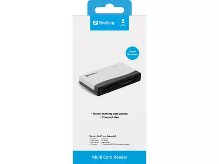 SANDBERG 133-46 MULTI CARD READER - Muistikortit - 5705730133466 - 2
