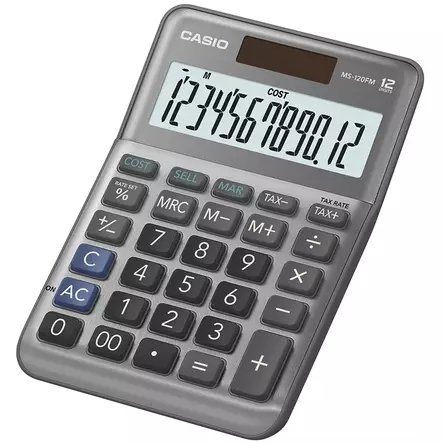 CASIO MS-120FM PÖYTÄLASKIN - Laskimet - 4549526615436 - 1