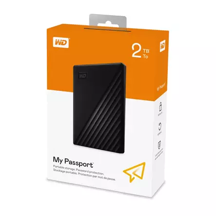WD MY PASSPORT 2TB ULKOINEN KIINTOLEVY - Ulkoiset kiintolevyt - 718037869476 - 1