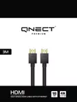 QNECT HDMI-KAAPELI, 3M, 4K UHD 18GB - Näyttökaapelit - 5706470087866 - 2