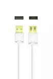 QNECT USB 2.0 JATKOKAAPELI, 3M - Oheislaitekaapelit - 5706470091726 - 1