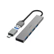 HAMA USB HUB / JAKAJA, 4X USB-A - USB-jakajat ja muistikortinlukijat - 4047443497666 - 1