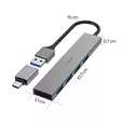 HAMA USB HUB / JAKAJA, 4X USB-A - USB-jakajat ja muistikortinlukijat - 4047443497666 - 3