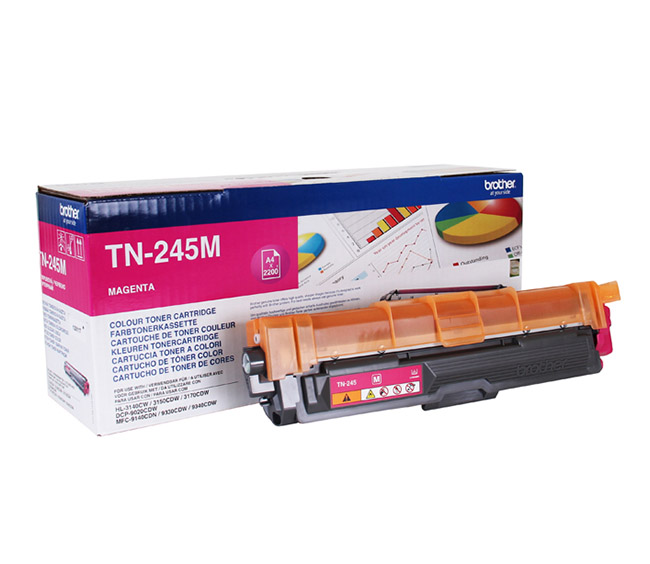 BROTHER TN-245M MAGENTA LASERVÄRIKASETTI - Brother-laservärit - 4977766718486 - 1